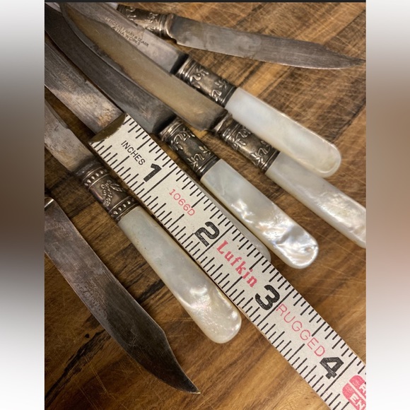 Landers Frary & Clark Aetna Works Fruit Knives 6” Set of 7 - Picture 10 of 11